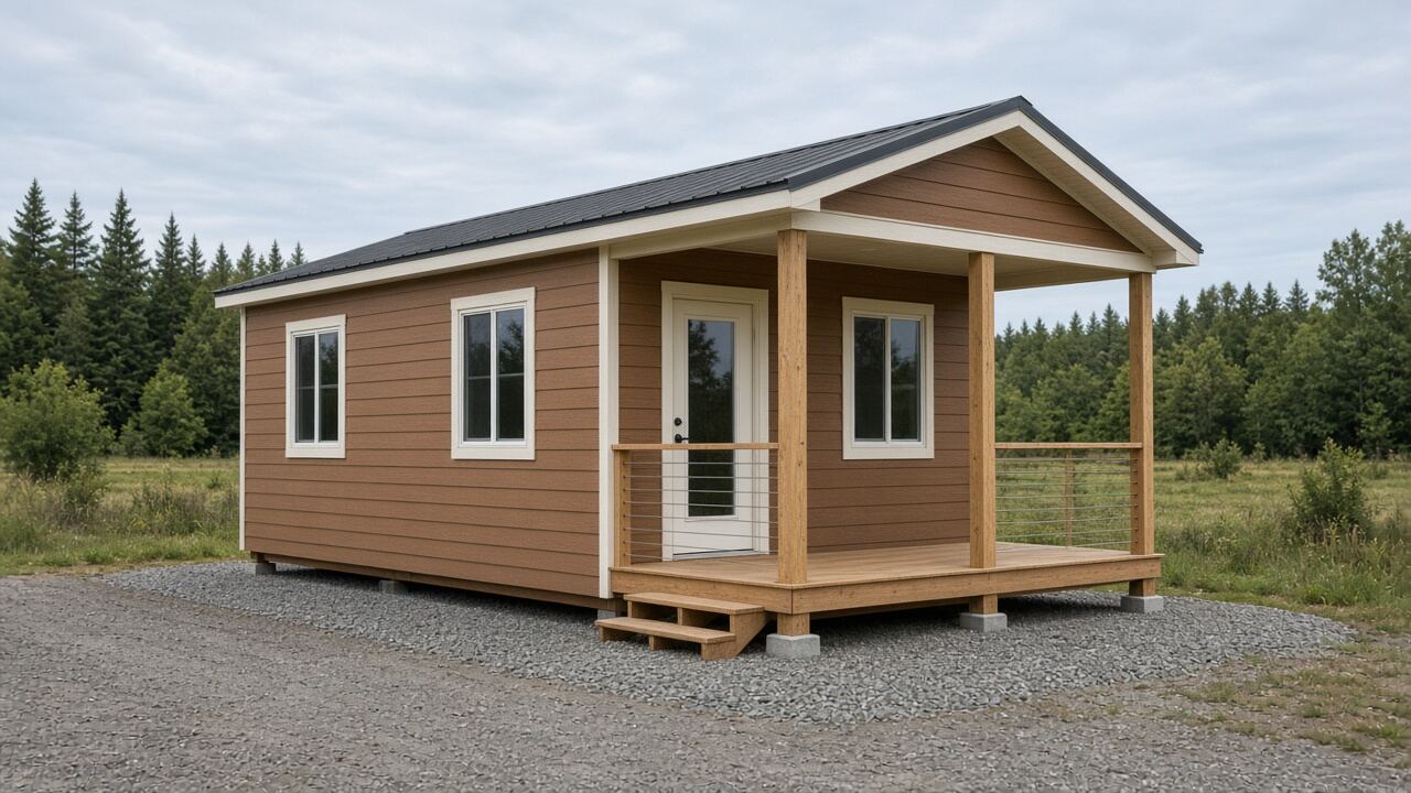 12x28 Porch Cabin example listing