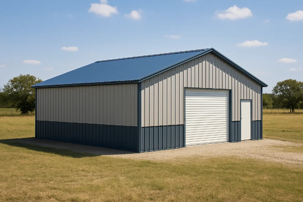 All Vertical Garage 30x30x10 exterior view