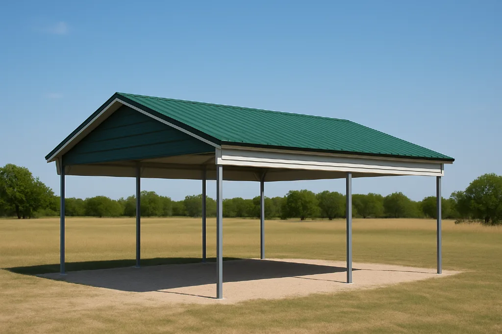 Boxed Eave Roof Cover 20x20x8 exterior view