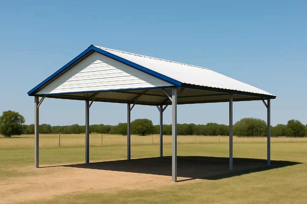 Boxed Eave Roof Cover 24x25x7 exterior view