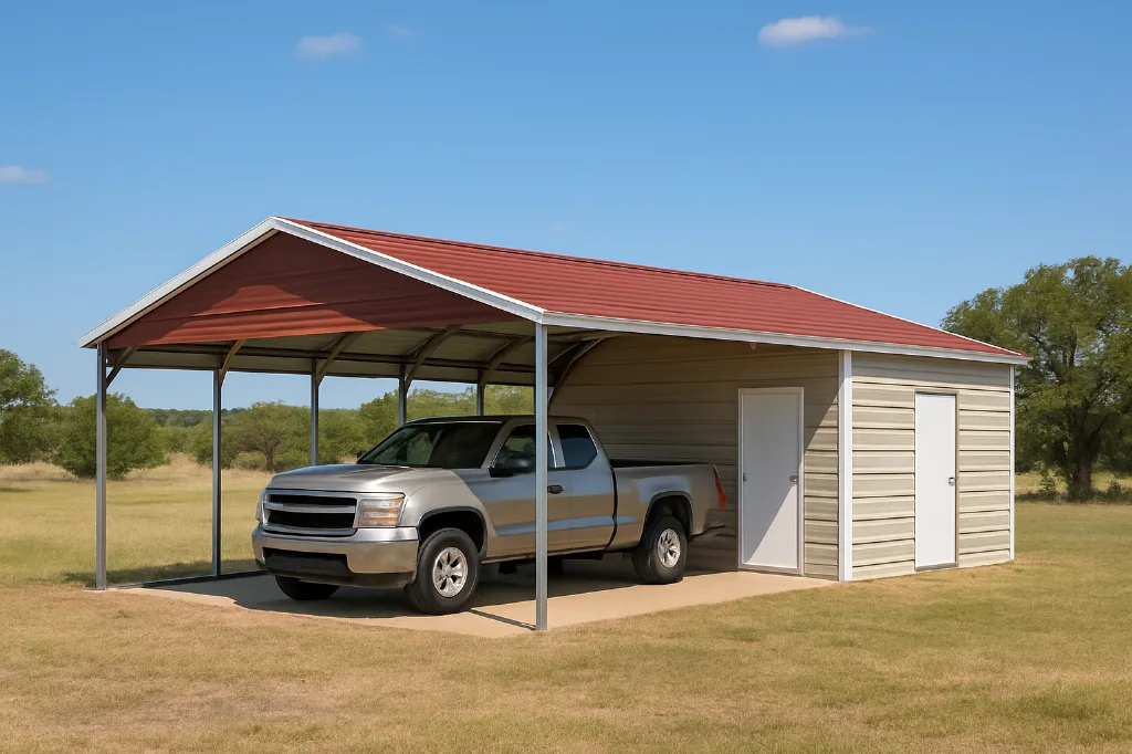 Boxed Eave Roof End Combo 18x35x6 exterior view