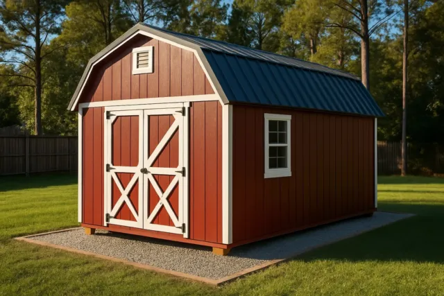 Classic Barn for sale, outside view