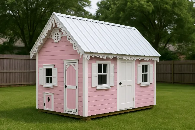 Kids Playhouse (Victorian) for sale, outside view