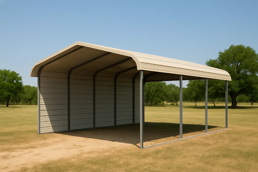 Regular Roof Cover with Sides 18x30x8 exterior view