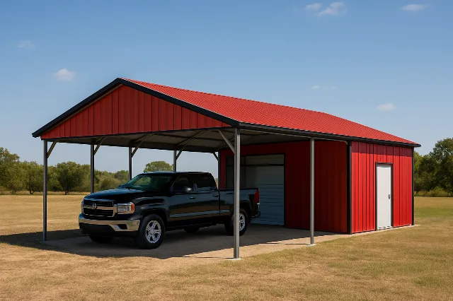 Side Entry Cover & Storage Combo 24x35x9 for sale, outside view