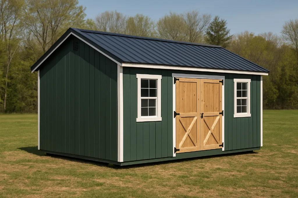Side Utility Shed exterior view