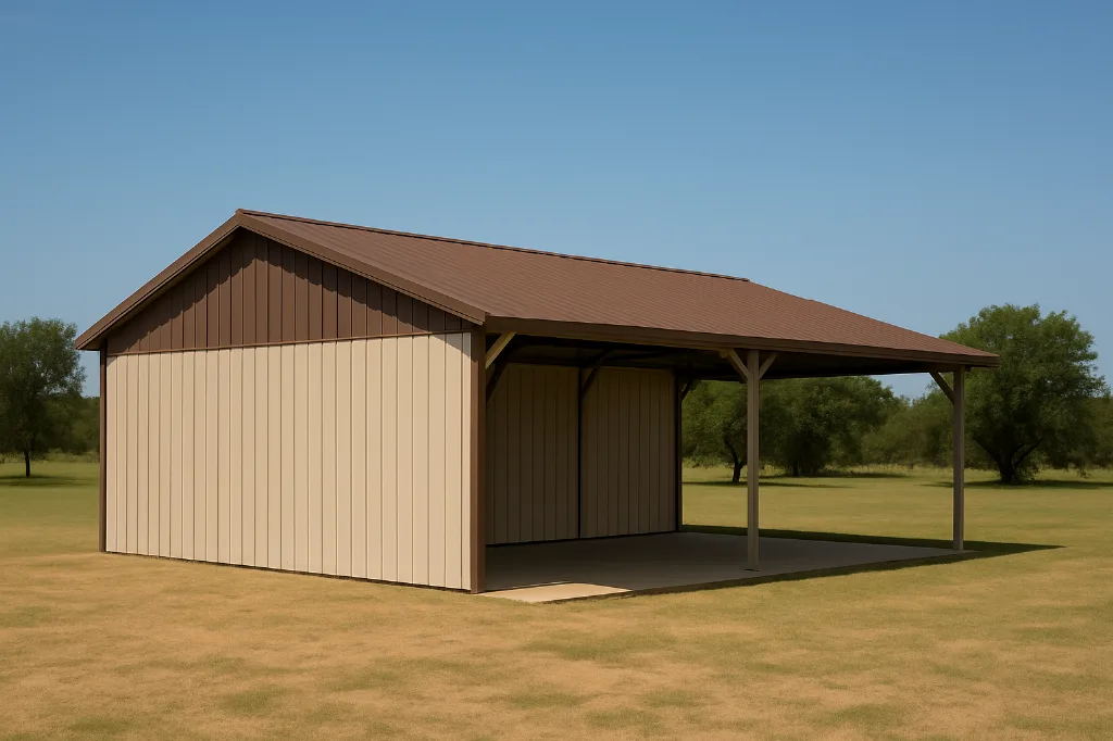 Steel End Combo 30x50x12 exterior view