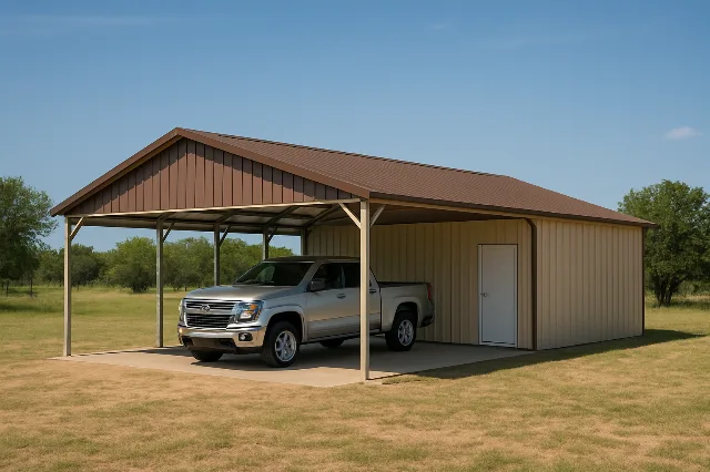 Steel End Combo 30x50x12 for sale, outside view