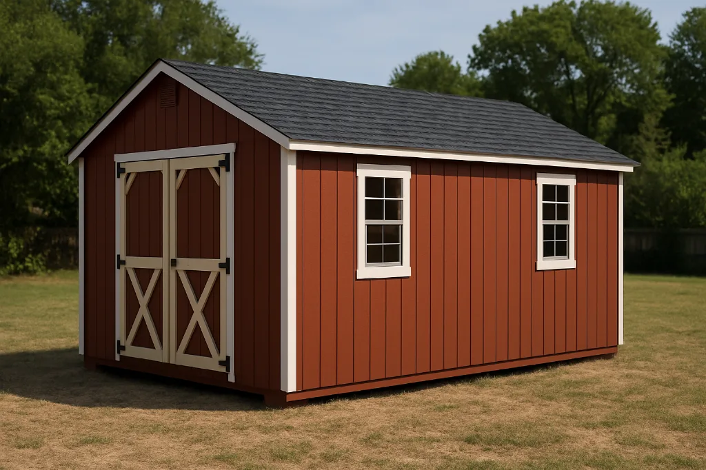 Utility Shed exterior view