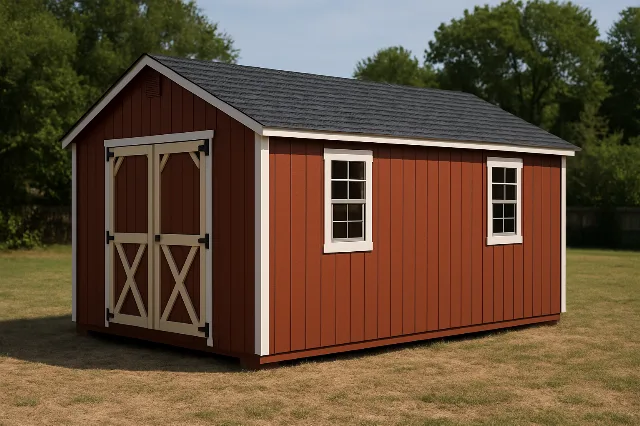 Utility Shed for sale, outside view