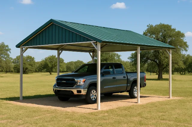 Vertical Roof Cover 20x20x10 for sale, outside view