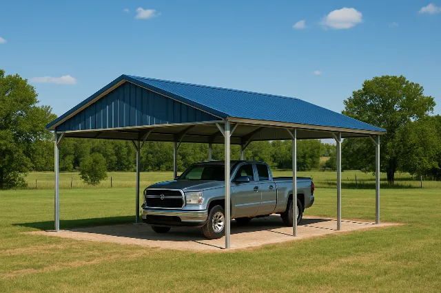 Vertical Roof Cover 24x25x10 for sale, outside view