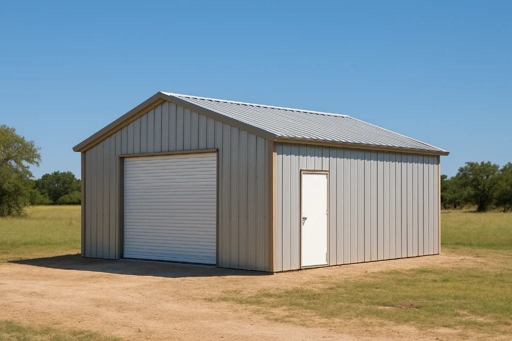 Vertical Roof Side Entry 24x25x10 exterior view
